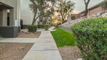Lush landscape throughout